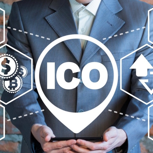 A general graphic that depicts an ICO